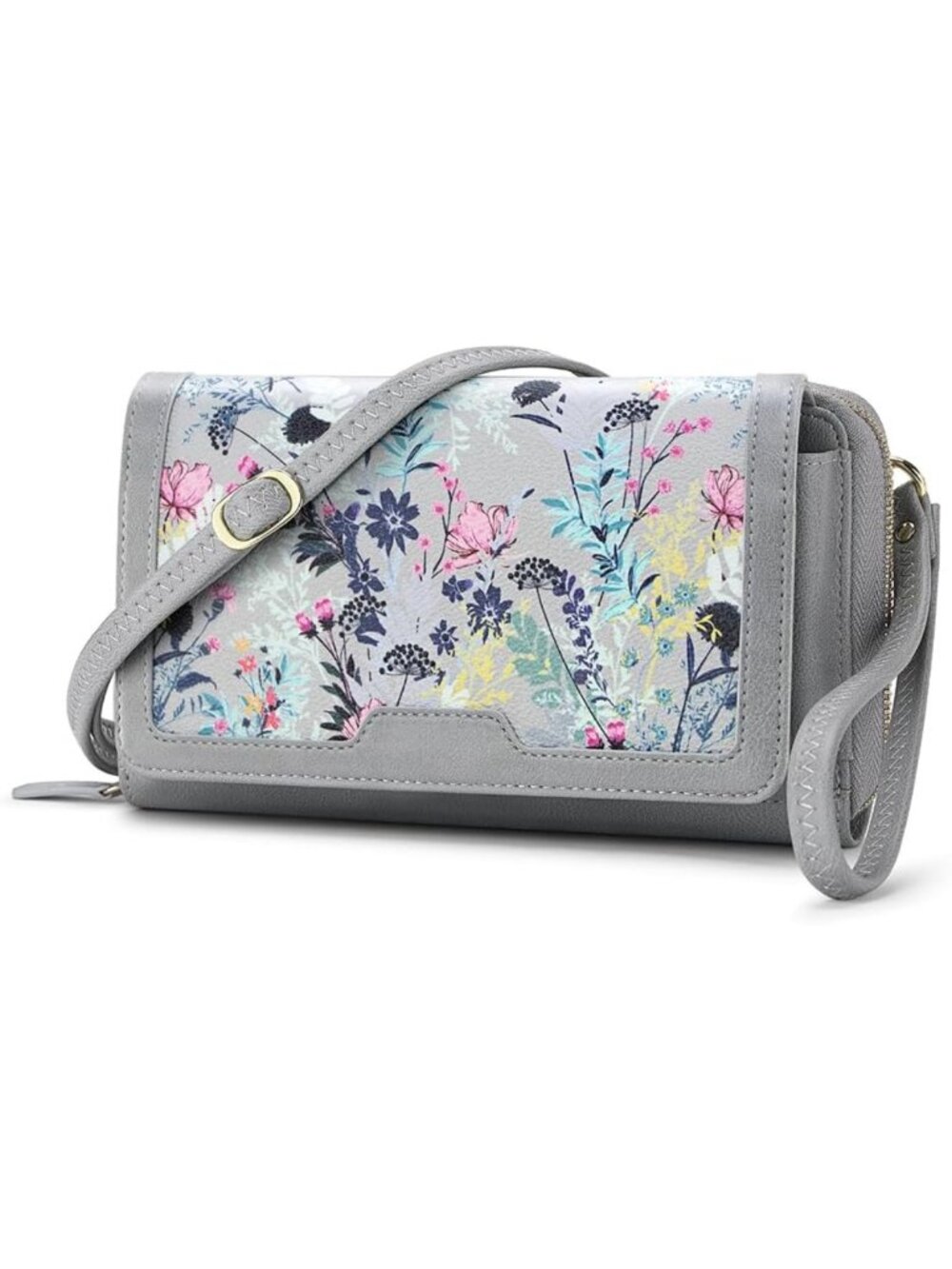 Stylish RFID Crossbody Wristlet Wallet for Women - Chic Purse & Card Holder